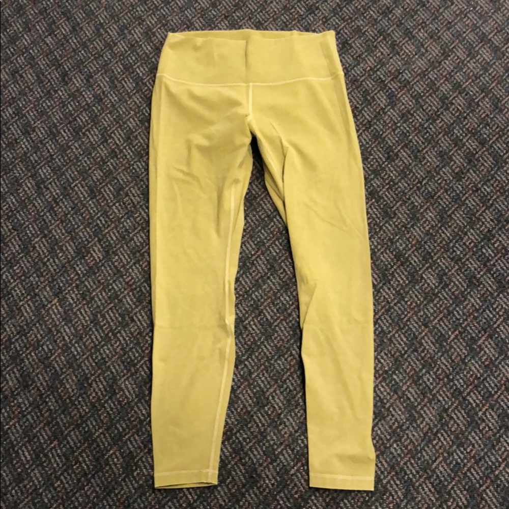 Chartreuse Green Align Leggings